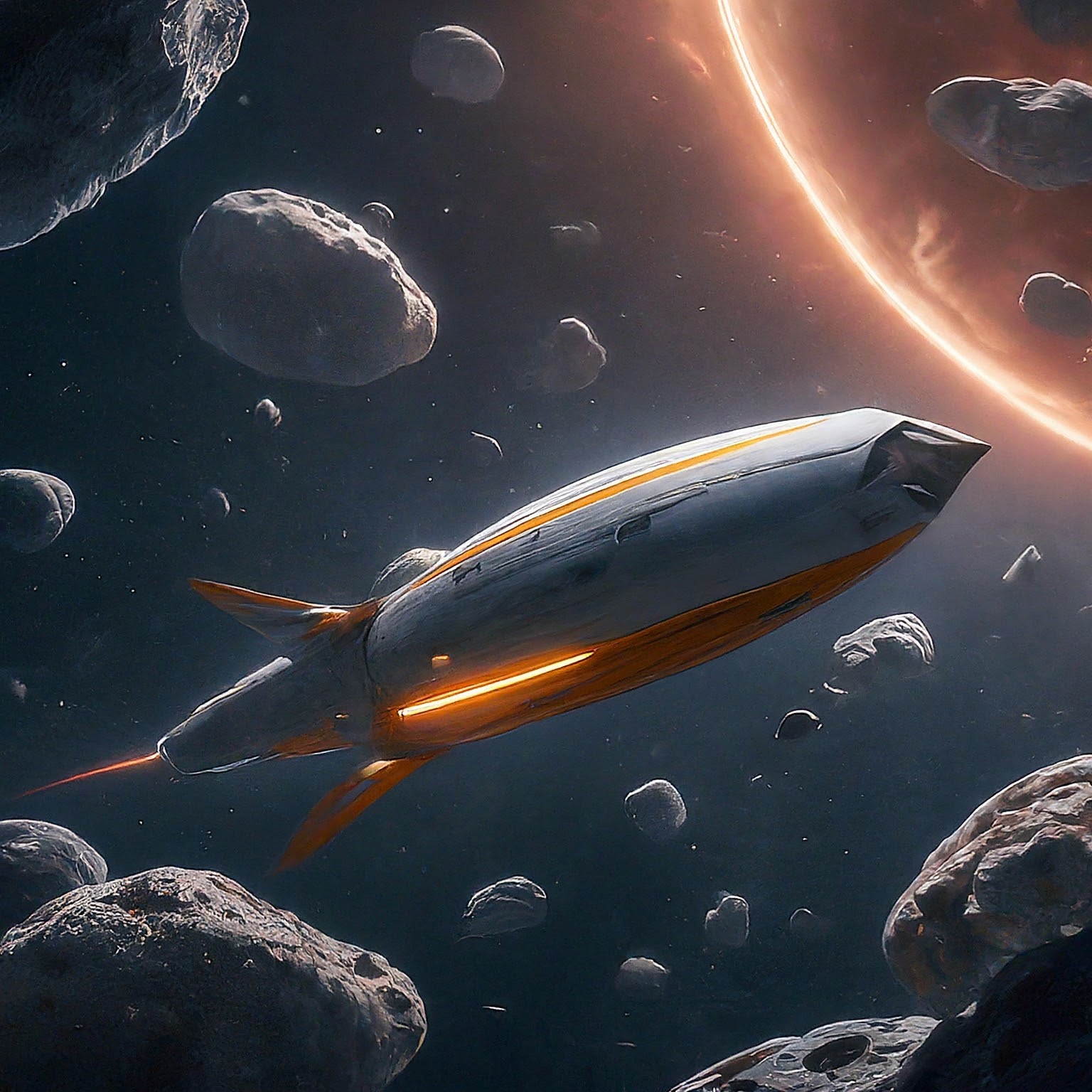 Asteroids gameplay screenshot